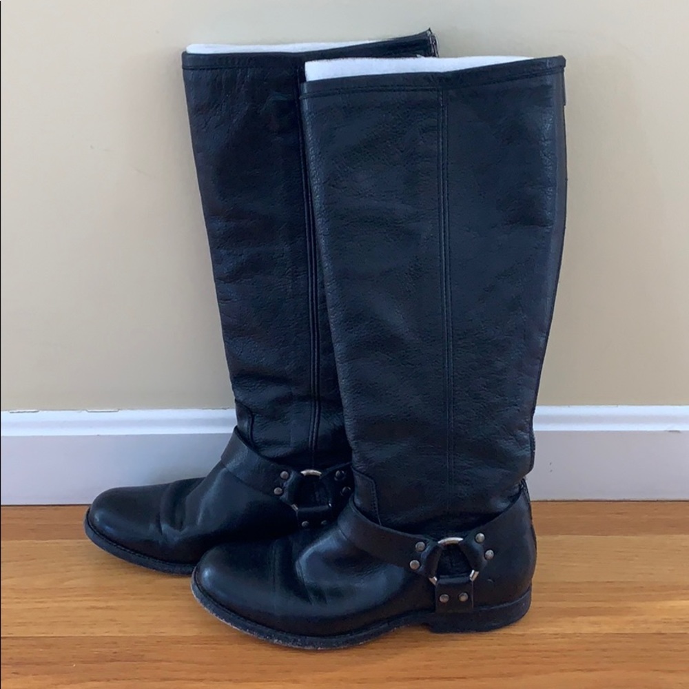 Ladies tall Frye Harness Boot